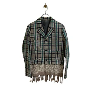 UNDERCOVERISM 2002SS THE ILLUSION OF HAZE Check Jacket Coat SIZE:M JAPAN MADE - Picture 1 of 17