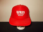 VTG-1980s de Galles Industriel Service Grues Gréement Texas Camionneur Corde Hat