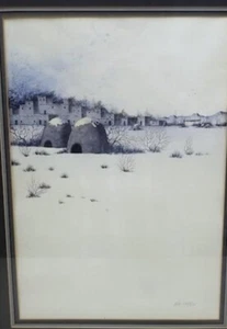 Original Ken Cargle Watercolor Painting Native American - Picture 1 of 5