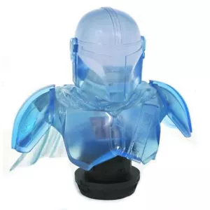 Star Wars The Mandalorian Hologram Bust L3D SDCC 2021 10" Statue Diamond - Picture 1 of 4