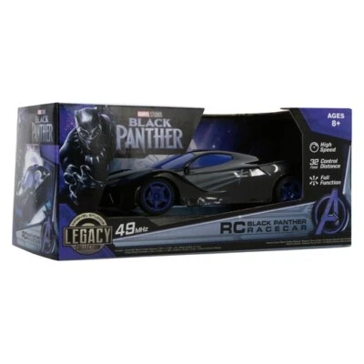 Carro de controle remoto, Marvel Black Panther™ carro de corrida de controle remoto, para criança - Imagem 1 de 4