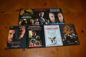 7 MANLY MAN MOVIES: COMMANDO, FACE/OFF, GREMLINS, SEVEN, THE LORDS OF FLATBUSH - Imagen 1 de 9
