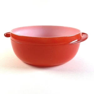 Vtg 1950's Red Glas Bake J482 Round 1 1/2 Qt Casserole Dish - Picture 1 of 4