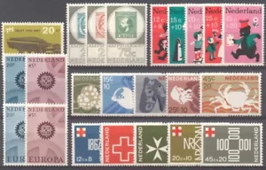NL - NIEDERLANDE 1967 kompletter Jahrsatz postfrisch - Bild 1 von 2