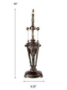 SR061FS-DALE TIFFANY 8.25 X 30 ROMONA 2LT BASE (REC 20" TIFFANY SHADE) - Picture 1 of 3