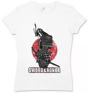 SWORD & HONOR DAMEN T-SHIRT Samurai Ninja Japan Krieger Schwert Seppuka Dakana - Bild 1 von 1