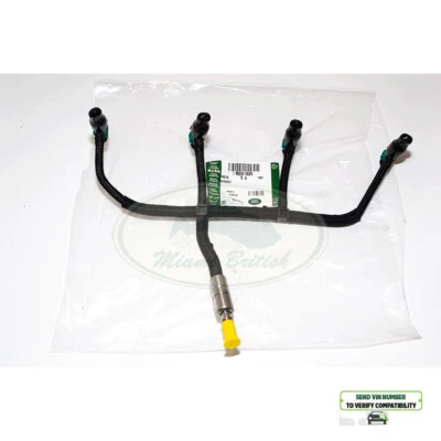 LAND ROVER INYECTOR DE COMBUSTIBLE TUBO DE RETORNO FUGA DIÉSEL 2.2 LR2 EVOQUE LR051528 OEM Foto 1 de 2