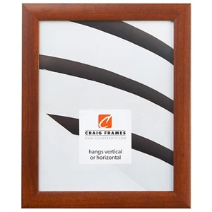 Craig Frames Contemporary, Honey Brown Picture Frame, Custom Sizes - Picture 1 of 10
