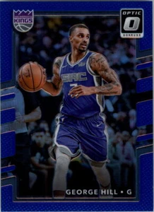 Donruss Optic Blue #129 George Hill 2017-18/49 - casi nuevo-como nuevo - Imagen 1 de 2