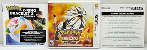 Pokémon Sun (Nintendo 3DS, 2016) NO GAME Original Case Inserts READ Game Freak - Picture 1 of 4