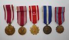 USA / UNITED STATES 5x MINIATURE MEDALS (a)
