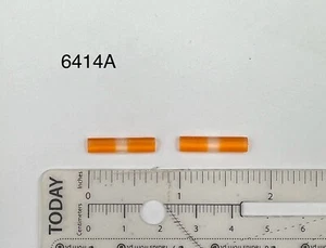2 Pack 1/64 Amber Federal Signal Aerodynic Lightbar Greenlight Construction Work - Picture 1 of 6