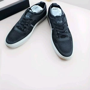 Goodman Men’s Edge Thermal Knit Shoes Men's Sz 12 Black Leather Trim New - Picture 1 of 10