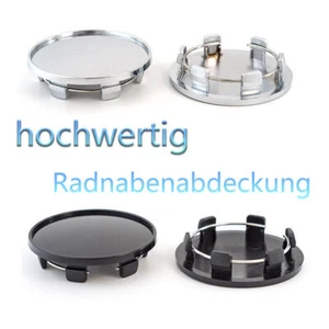 4x 69mm Satz Schwarz Emblem Nabenkappen Felgendeckel Cap Radkppen Nabendeckel// - Bild 1 von 11