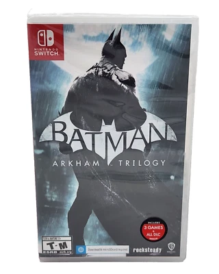 Batman: Arkham Trilogy - Nintendo Switch - Brand New Factory Sealed US Version - Image 1 of 4