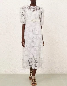 OPEN TO REASONABLE OFFERS - ZIMMERMANN HALLIDAY LACE FLOWER DRESS SIZE 2 / AU 12 - Picture 1 of 12