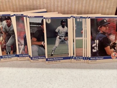 1984 Fleer Baseball Cards Complete Your Set You U Pick #'s 1-250 - Image 1 of 3