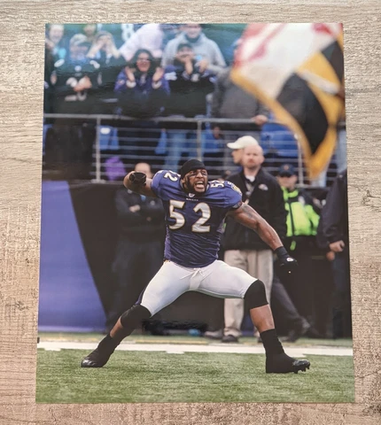 Baltimore Ravens RAY LEWIS Tunnel Intro 8x10 Photo NFL Football Print Poster Cover