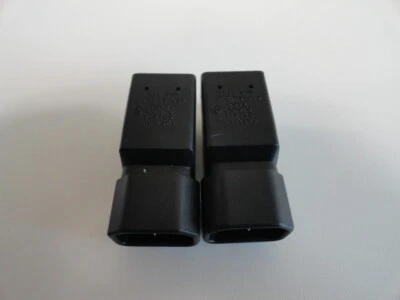 L17: Lot of 2 Well Shin WS-089 Male Plug IEC C14 To U.S. 3 Pin Female Connector  - Image 1 of 2