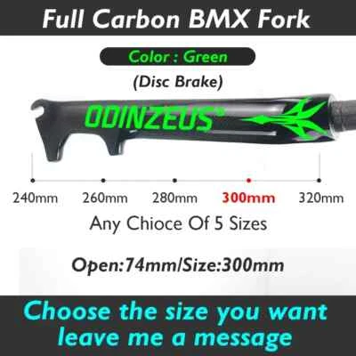 Bicicleta plegable de fibra de carbono completa horquilla dura freno de disco horquilla ciclismo piezas 14-22 pulgadas Foto 1 de 4