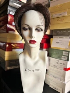 Rene of Paris Md Top Piece Synthetic Hair Topper (Basic Base) COFFEE-LATTE-R 🙏 - Picture 1 of 7