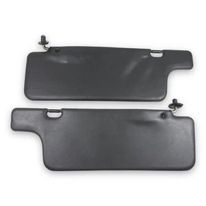 1986-1993 Mazda B Series Driver & Passenger Side Sun Visor Pair Set Gray/Black - Picture 1 of 8