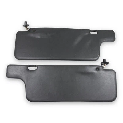 1986-1993 Mazda B Series Driver & Passenger Side Sun Visor Pair Set Gray/Black - Image 1 of 4