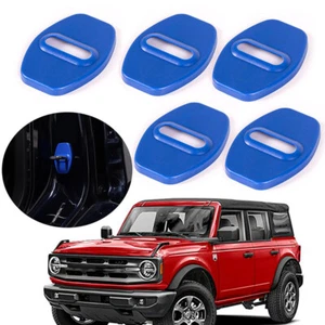 Blue Door Lock Cover Buckle Decor Trim For Ford Bronco For F-150 F150 2021 2022 - Bild 1 von 7
