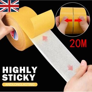 Waterproof Carpet Adhesive Tape Cloth Base Mesh Translucent Double Sided Tape