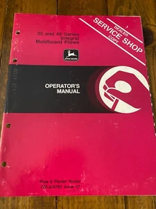 John Deere 35 & 45 Series Integral Moldboard Plows Operator's Manual - Picture 1 of 2