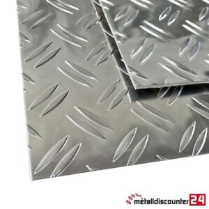 Aluminium Riffelblech Z Profil Quintett 2/4mm dick kostenloser Wunschzuschnitt