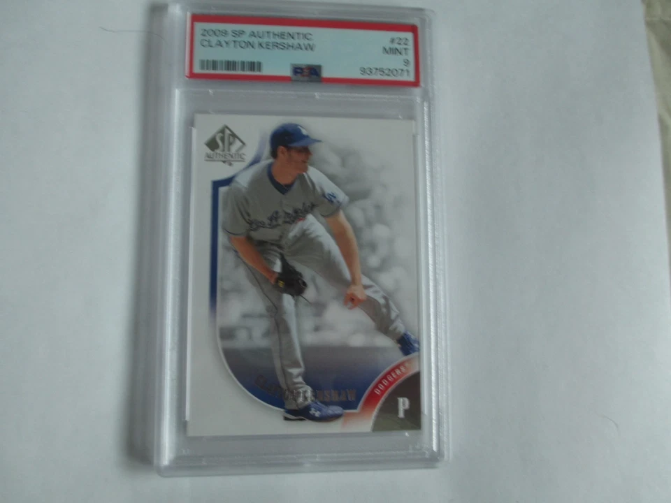2009 UPPER DECK SP AUTHENTIC CLAYTON KERSHAW CARD PSA 9 MINT - Image 1 of 1
