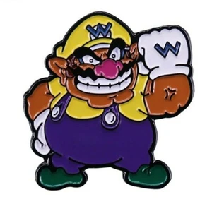 Spilla Wario videogioco retrò bambini anni 90 stile moda smalto pochette stile retrò  - Foto 1 di 1