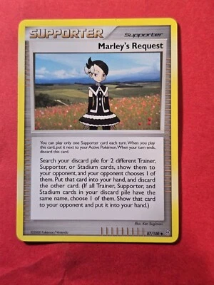 2008 Pokemon Diamond and Pearl Stormfront #87 Marley's Request, UC, NF/H, cd16 - Image 1 of 3
