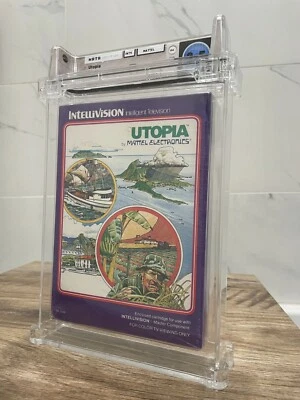 Unopened Utopia Intellivision Sealed Video Game! Wata Graded 8.5 A+ 1982 Atari  - Image 1 of 4