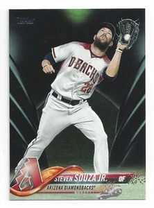 2018 Topps Serie 2 #612 Steven Souza Jr. Black Parallel #D 17/67 ~ Diamondbacks - Bild 1 von 2