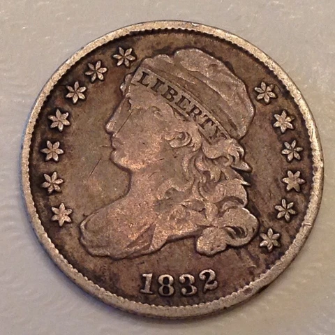 1832 Capped Bust Half Dime Cover