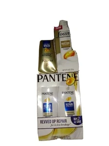 (4) Paquete Pantene Pro-V: champú y acondicionador, espuma y acondicionador diario - Imagen 1 de 3