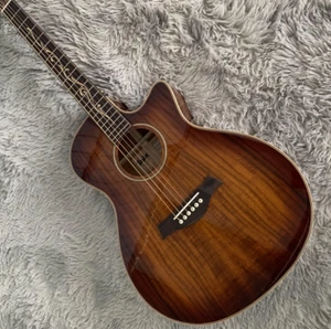 Handgefertigte Akustikgitarre K24 Full KOA Palisander Griffbrett kostenloser Versand - Bild 1 von 9