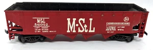AHM RIVAROSSI: M- StL #541002 Red 4-bay Open HOPPER. HO SCALE, AUSTRIA VINTAGE - Picture 1 of 4
