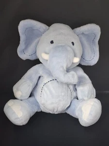 Vintage Baby Blue Elephant Plush 13" - Picture 1 of 4