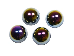 Cabochons im holographic Design in schwarz für 12 mm Fassungen 12 Stück - Bild 1 von 1