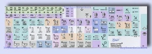 Avid News Cutter Tastatur Aufkleber !!! NEU !!! Für Apple Standardgröße Schlüssel - Bild 1 von 1