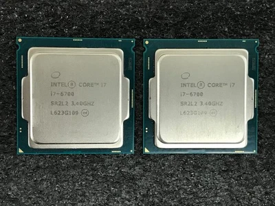 (Lote de 2) CPU Intel Core i7-6700 3,40 GHz cuatro núcleos SR2L2 LGA1151 - CPU45 Foto 1 de 4