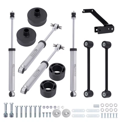 2.5" Full Lift Kit Shocks Brackets for Jeep Wrangler JK 2007-2016 2017 2018 - Image 1 of 4