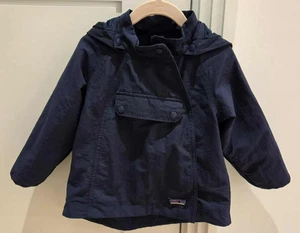 Patagonia Baby Isthmus Anorak Jacket 2T - Navy Dark Blue - RARE! - Picture 1 of 6
