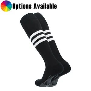TCK Dugout Striped Baseball Socks Pattern B Adult - Picture 1 of 6