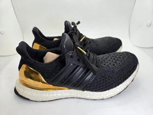 adidas Ultraboost 2.0 Limited Shoes Men's 4.5 Black Gold Medal Running Sneakers - Picture 1 of 9