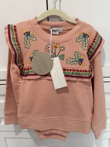 Stella McCartney Girl’s Two Piece Outfit, Sweatpants & Sweater, New W Tags, Sz 6 - Picture 1 of 6