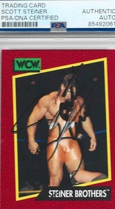 Tarjeta autografiada de Scott Steiner WCW certificada PSA/DNA - Imagen 1 de 1